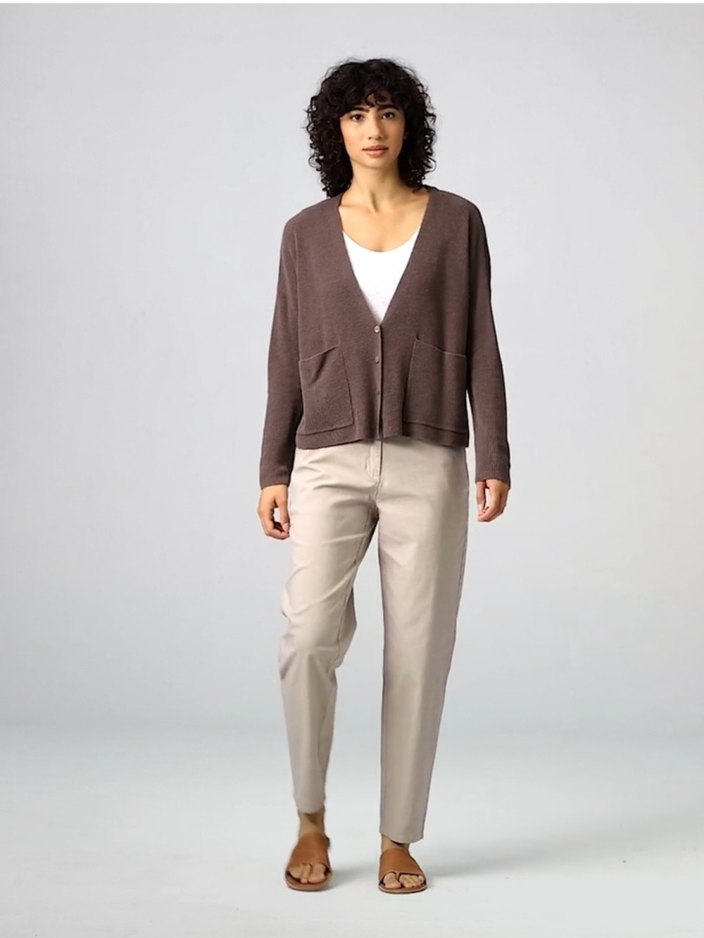 Eileen Fisher Organic Cotton & Hemp Blend Pant